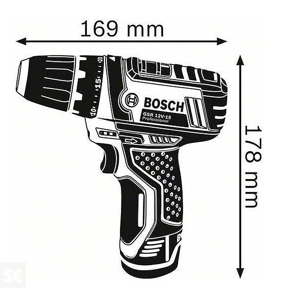 Atornillador a Batería Gsr 12v-15 Professional