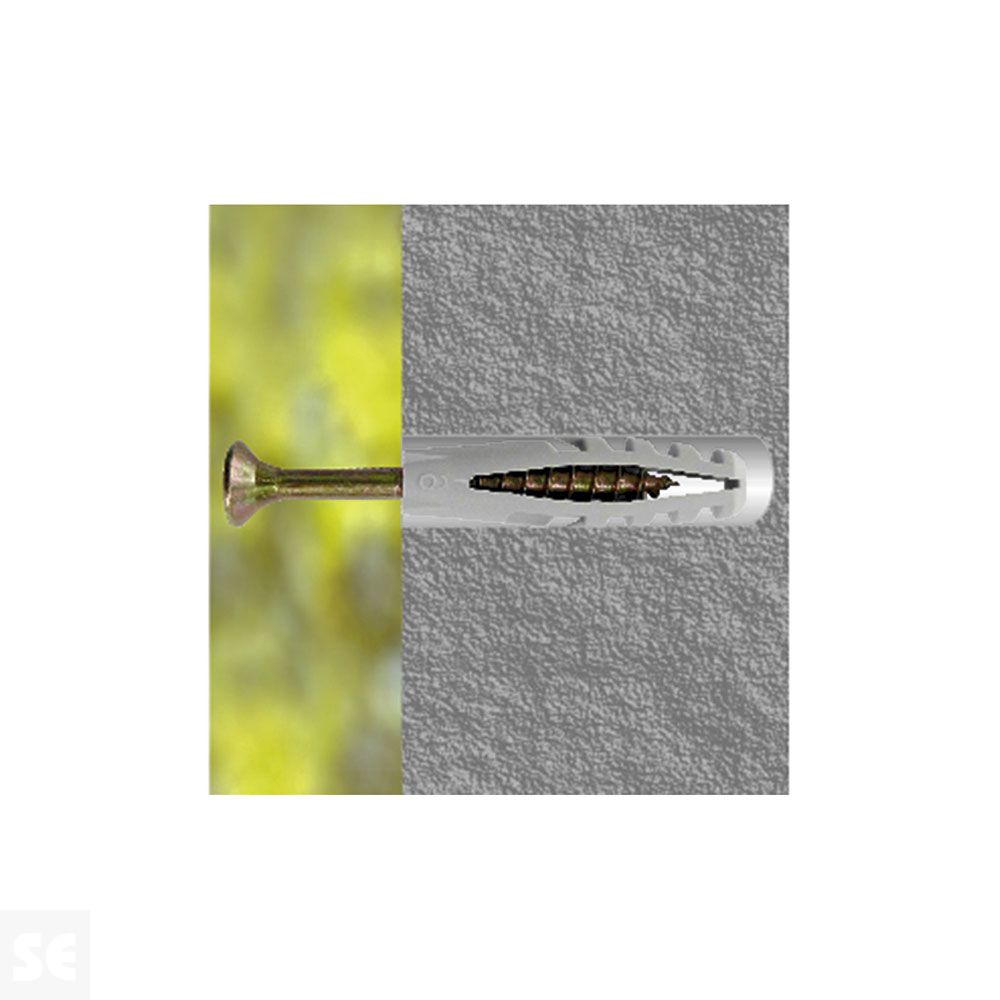 Surtido de Tacos (5-6-8-10) y Brocas (5-6-8-10) hormigón 530 Piezas