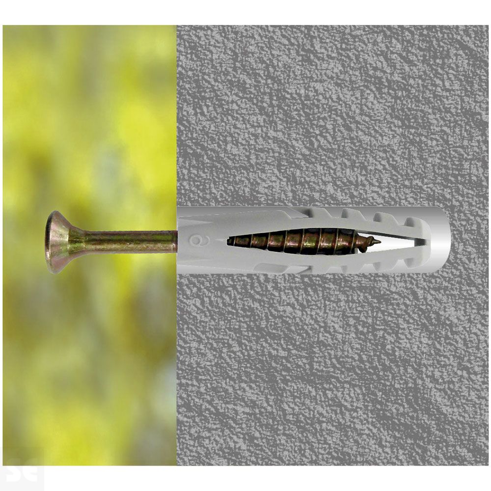 Surtido de Tacos (5-6-8-10) y Brocas (5-6-8-10) hormigón 530 Piezas