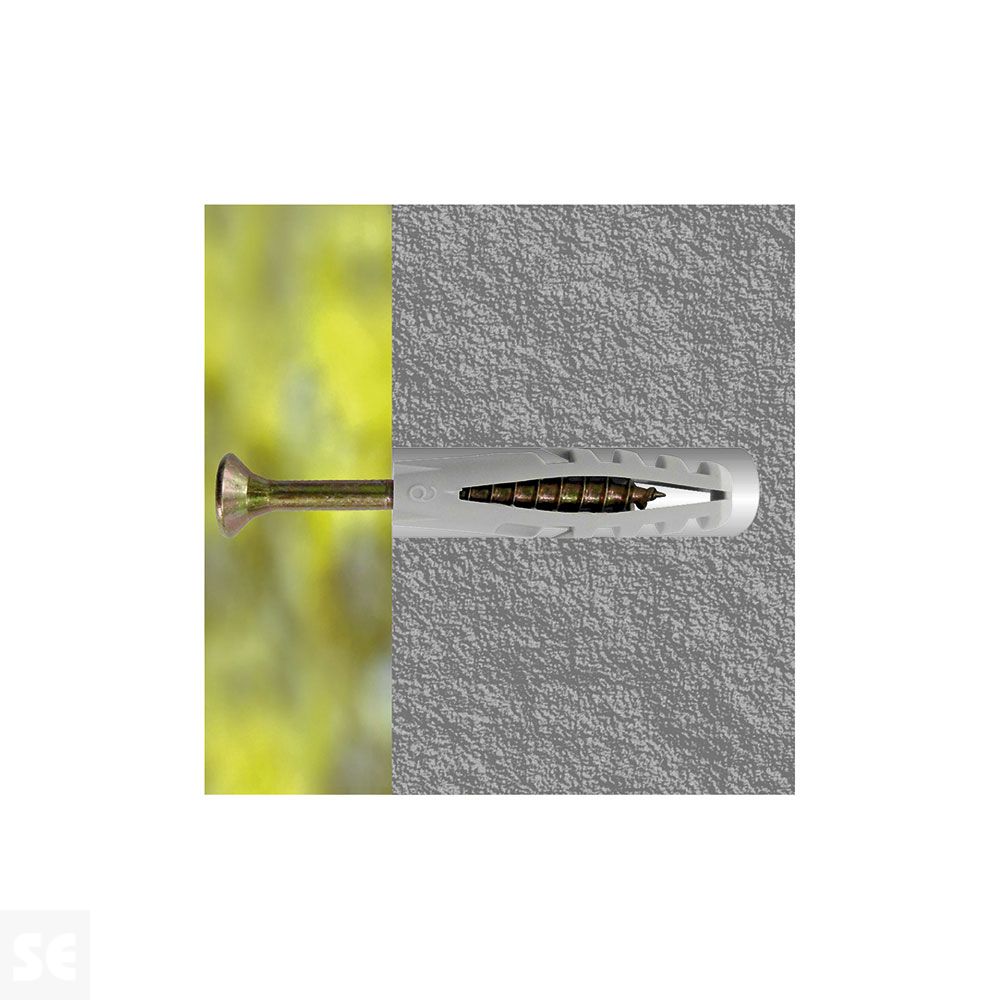 Surtido de Tacos (5-6-8-10) y Brocas (5-6-8-10) hormigón 530 Piezas