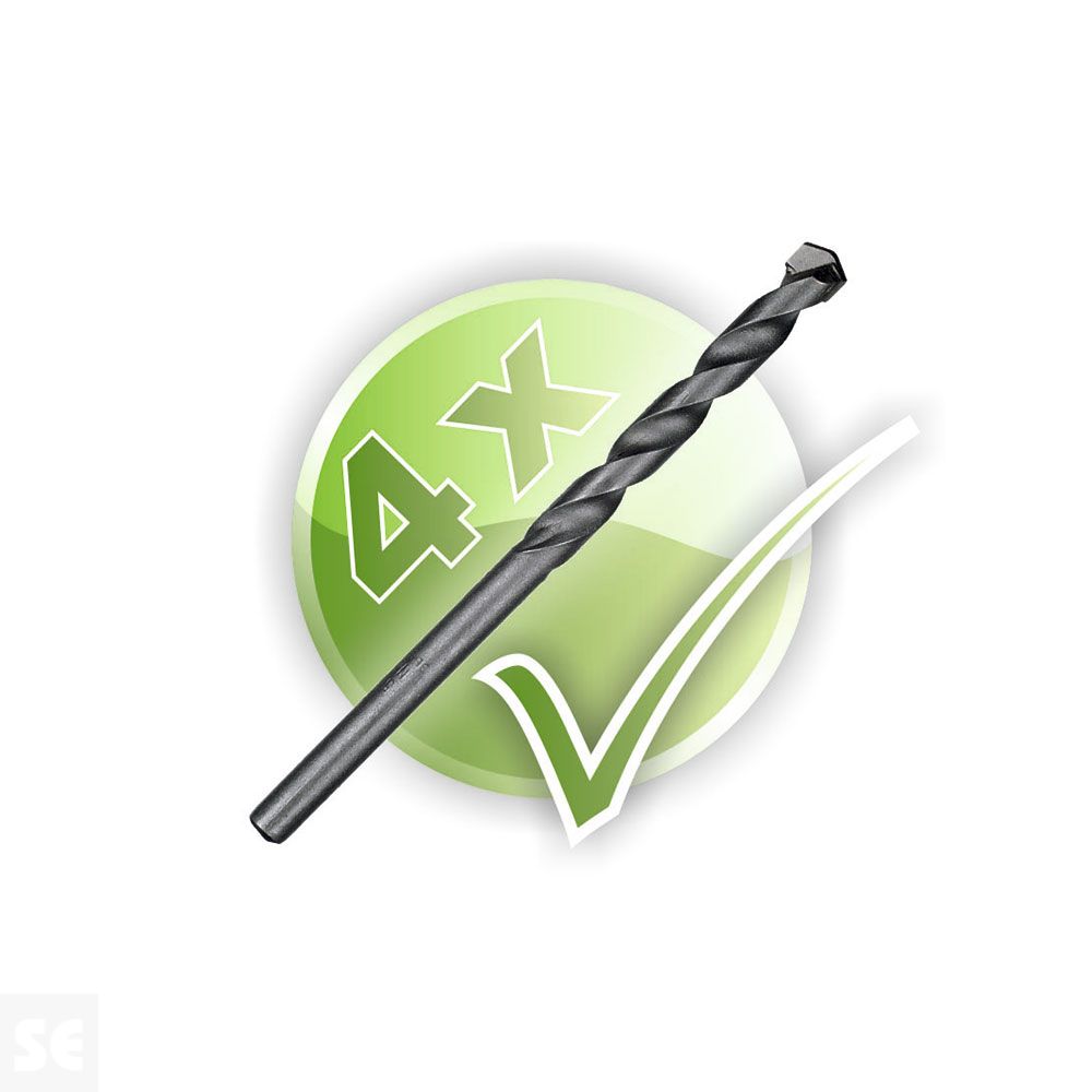 Surtido de Tacos (5-6-8-10) y Brocas (5-6-8-10) hormigón 530 Piezas