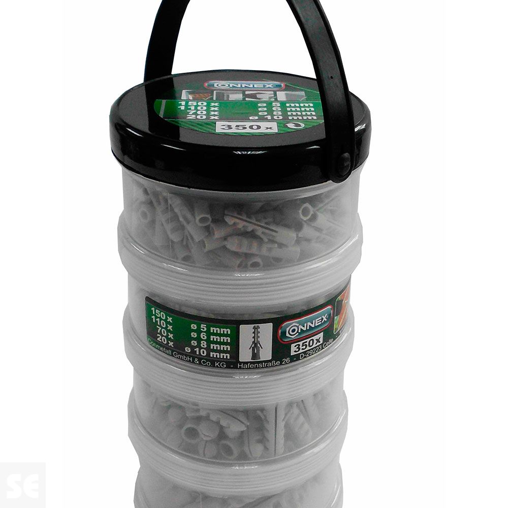 Surtido de Tacos hormigón (5-6-8-10) 350 Piezas