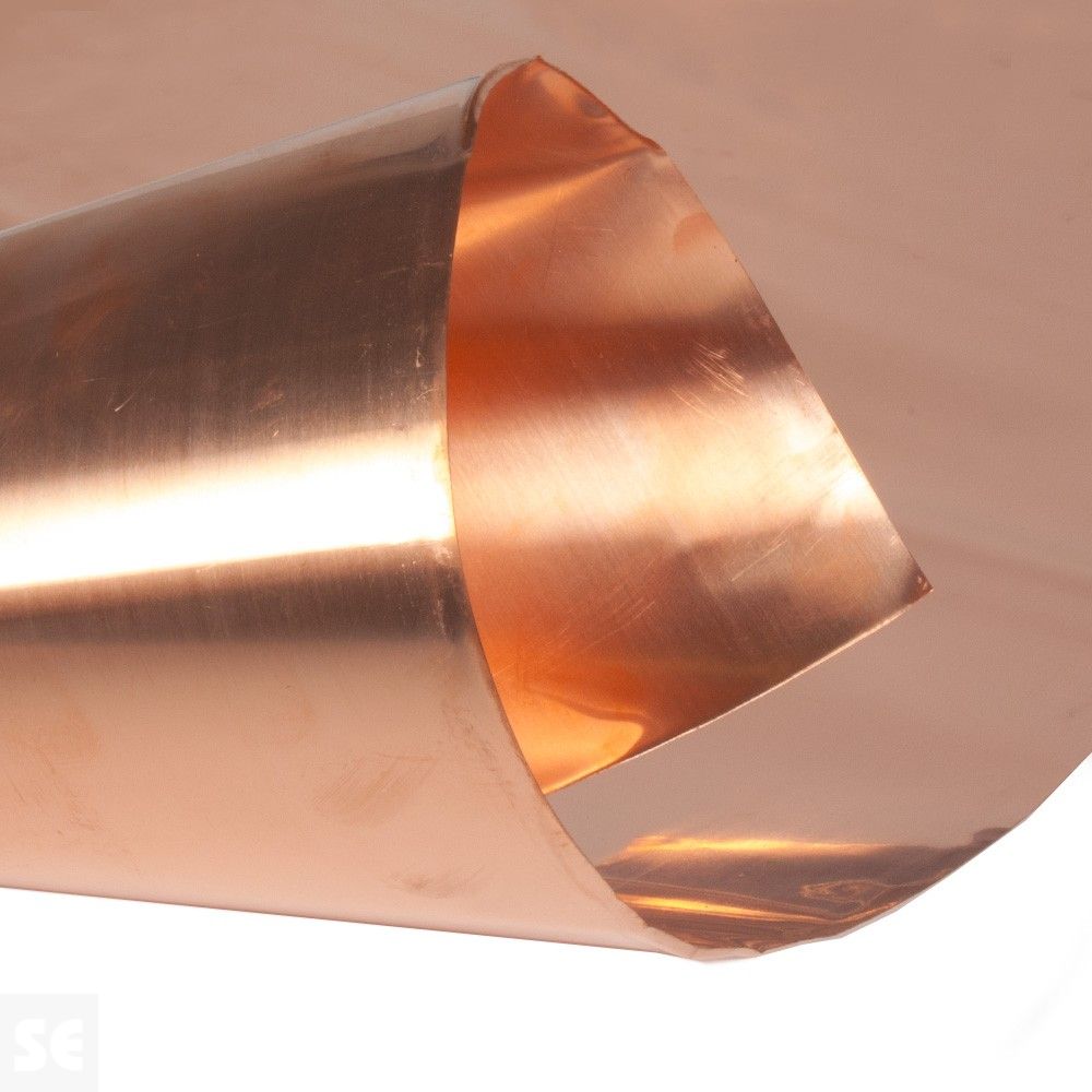 Banda de Cobre recocida fina