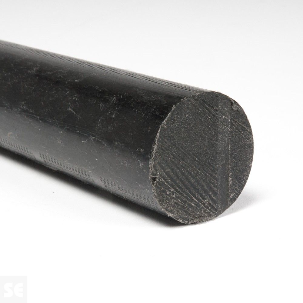 Barra redonda de Polipropileno negro | Servei Estació