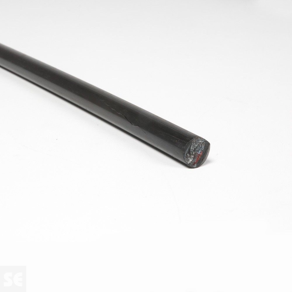 Barra redonda de Polipropileno negro | Servei Estació