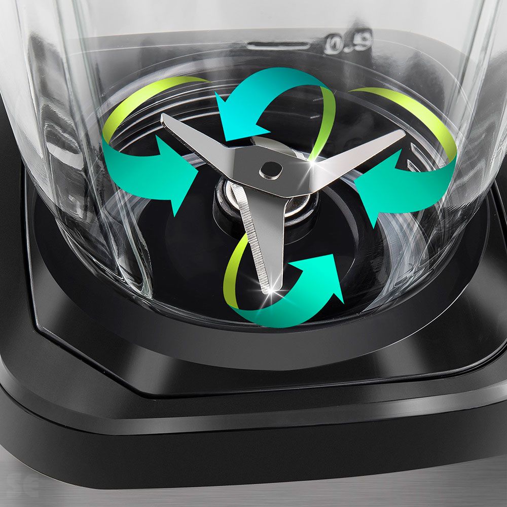 Batidora Vaso Cristal Vintage 1000 w