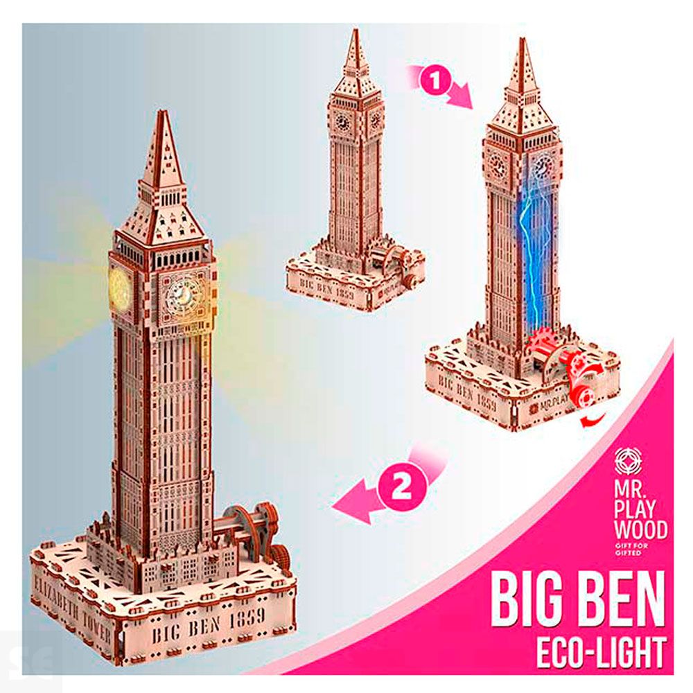 Mr. Playwood Big Ben (Eco - light) 294 piezas