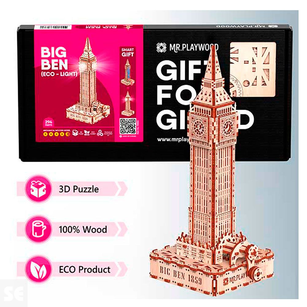 Mr. Playwood Big Ben (Eco - light) 294 piezas