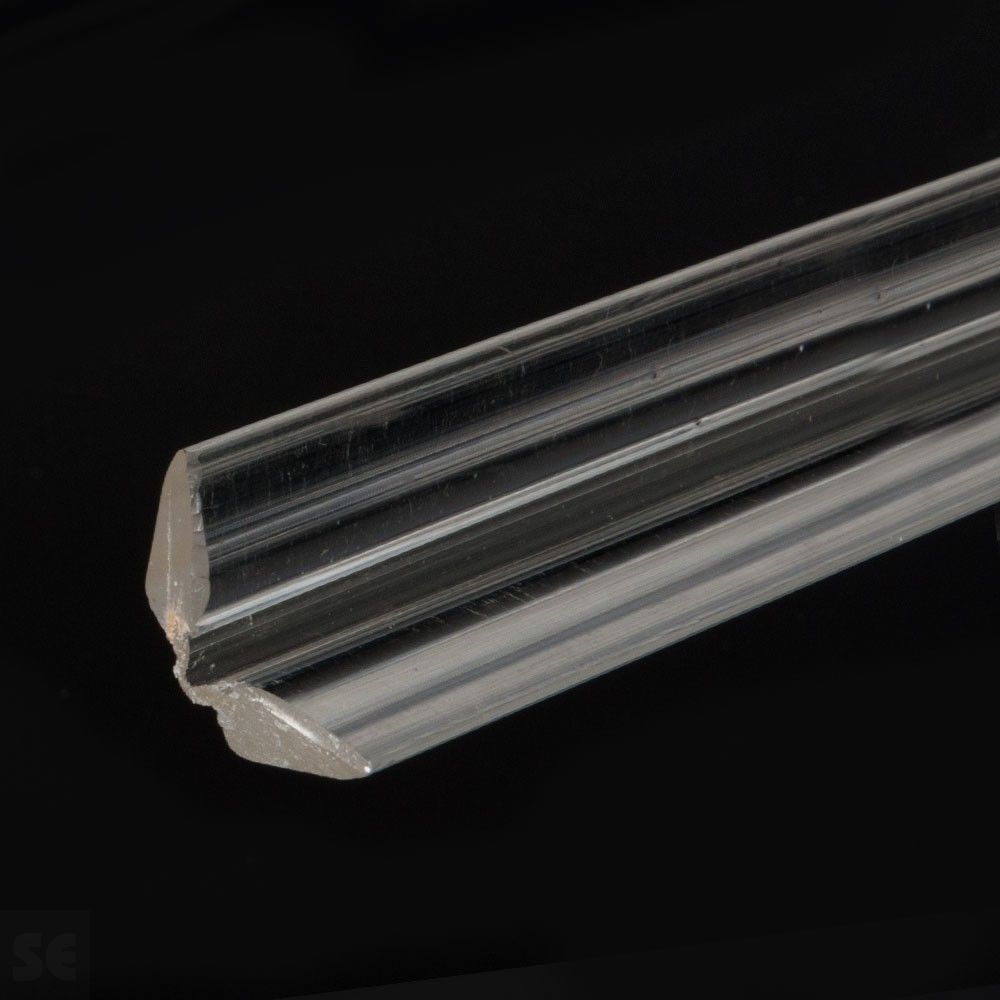 Bisagra flexible Metacrilato transparente | Servei Estació