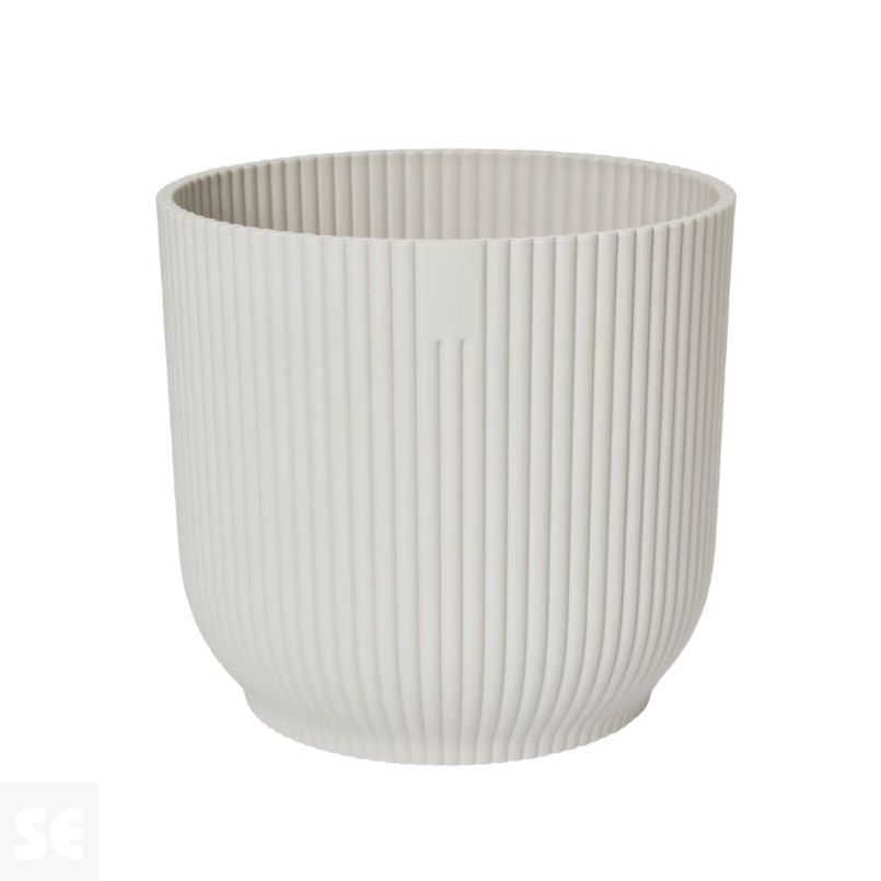Maceta Vives Fold Blanco Seda 16cm. (diámetro) x 15cm. (alto)