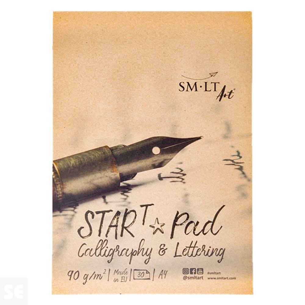 Smlt Start Pad Bloc de iniciación Puntos Caligrafía y Escritura Din A5 90 g
