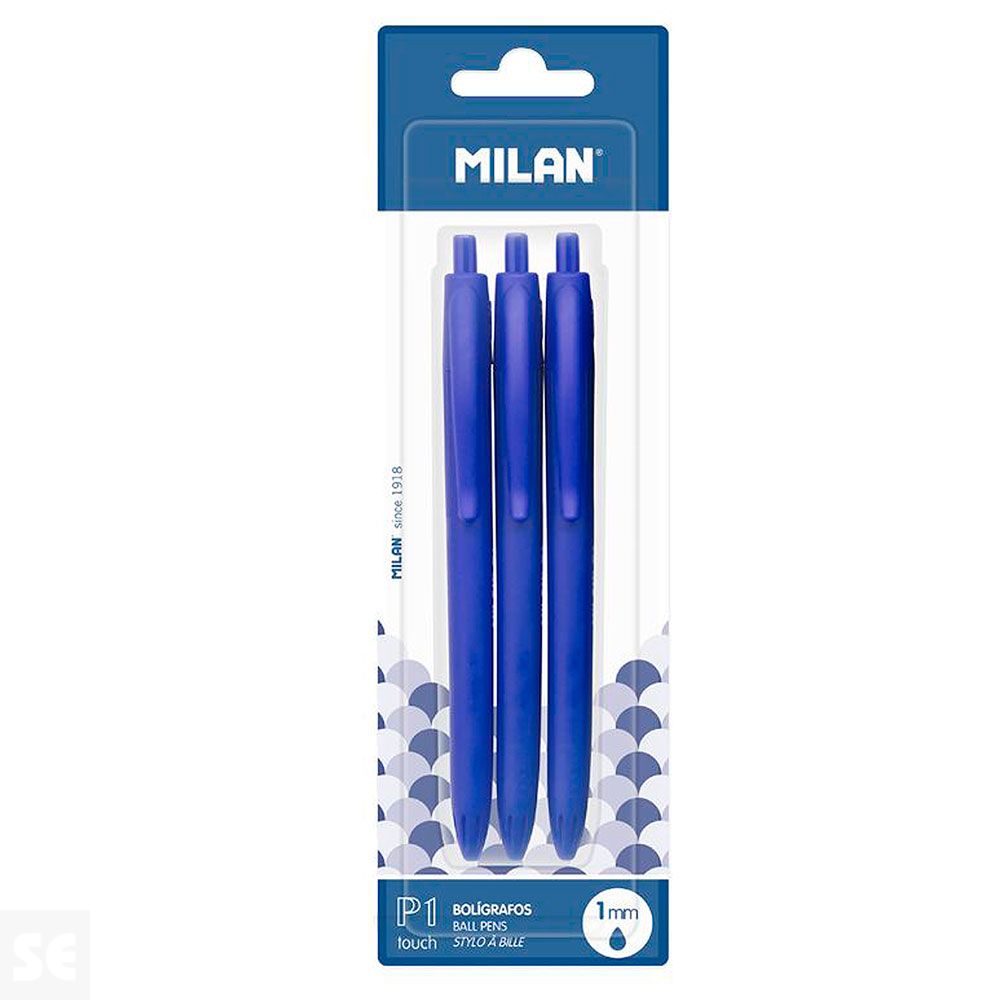 3 Bolígrafos P1 Touch Blaus