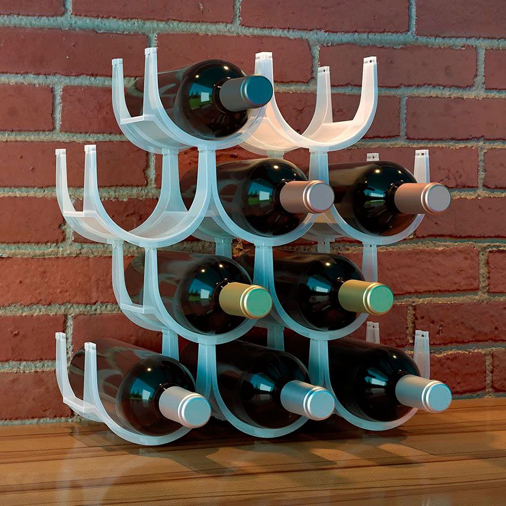Botellero Traslúcido 10 botellas