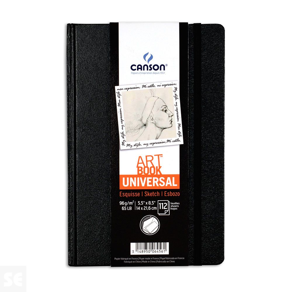 Cuad Canson Universal Fino 96G 14x21