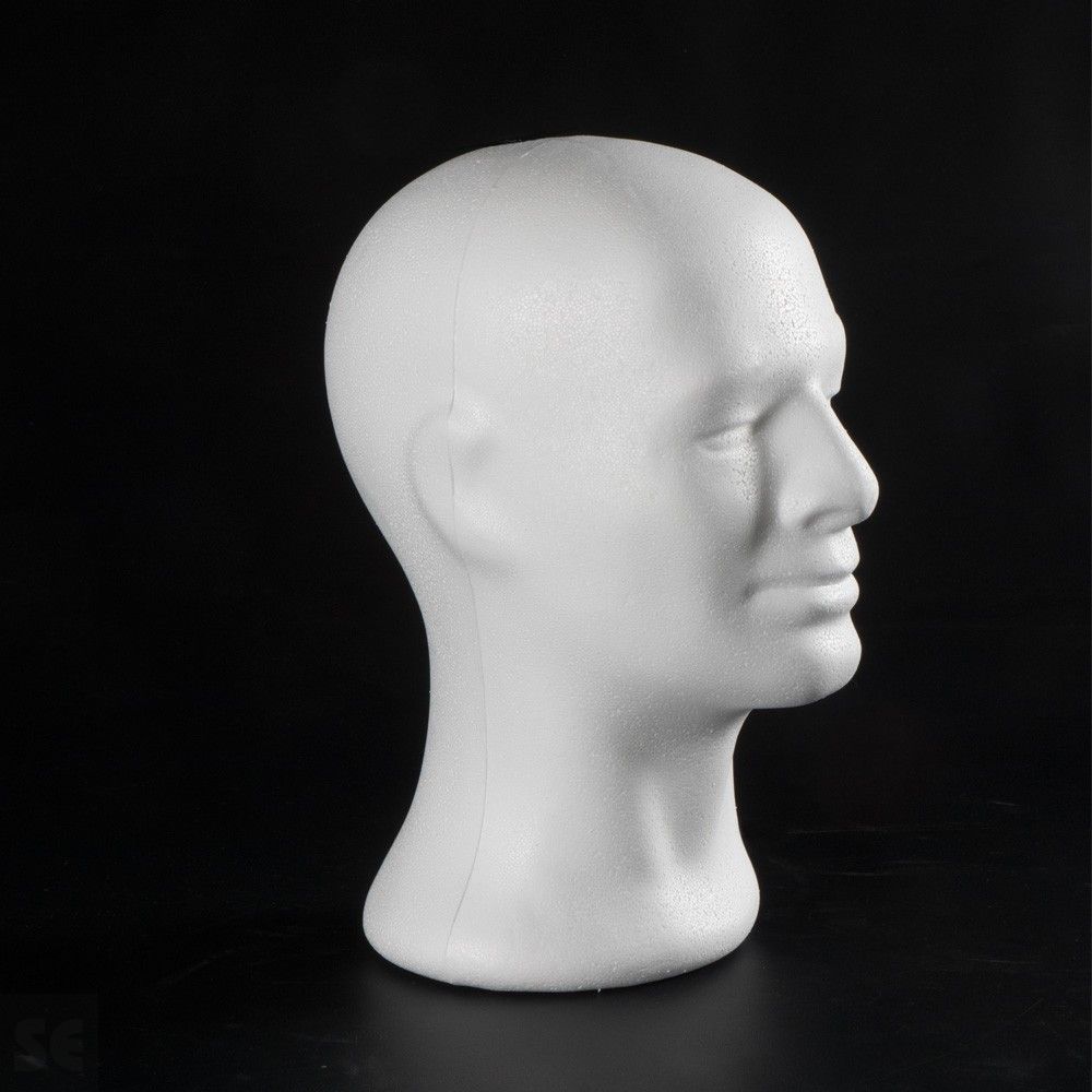 Cabeza de hombre de Porexpan | Servei Estació