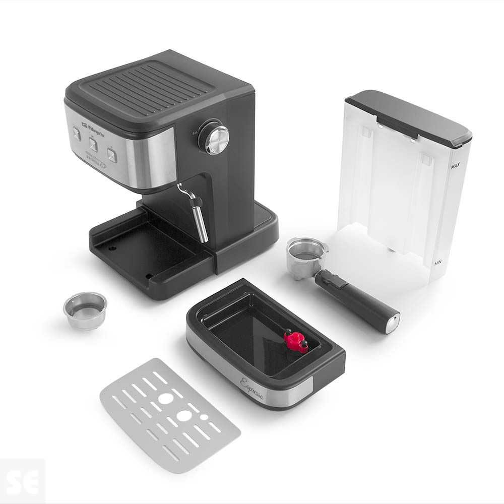 Cafetera Espresso y Cappuccino Depósito de Agua 1,5
