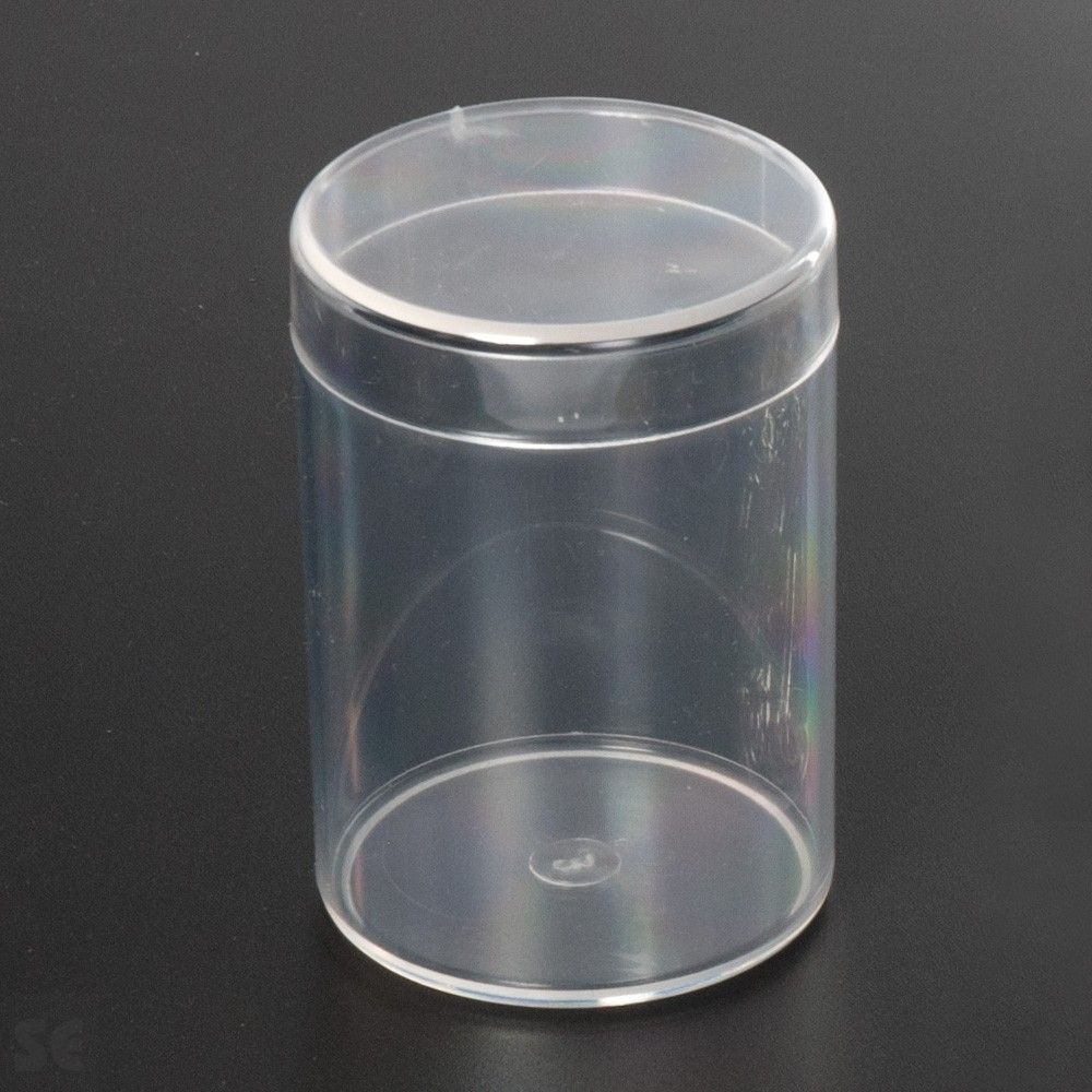 Cilindro de Poliestireno transparente