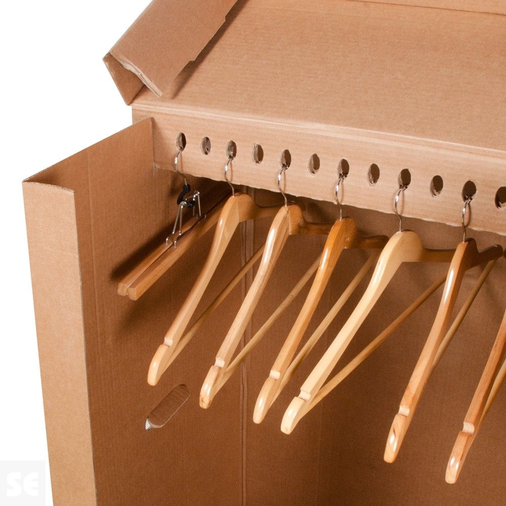 Caja de Cartón armario 13 perchas