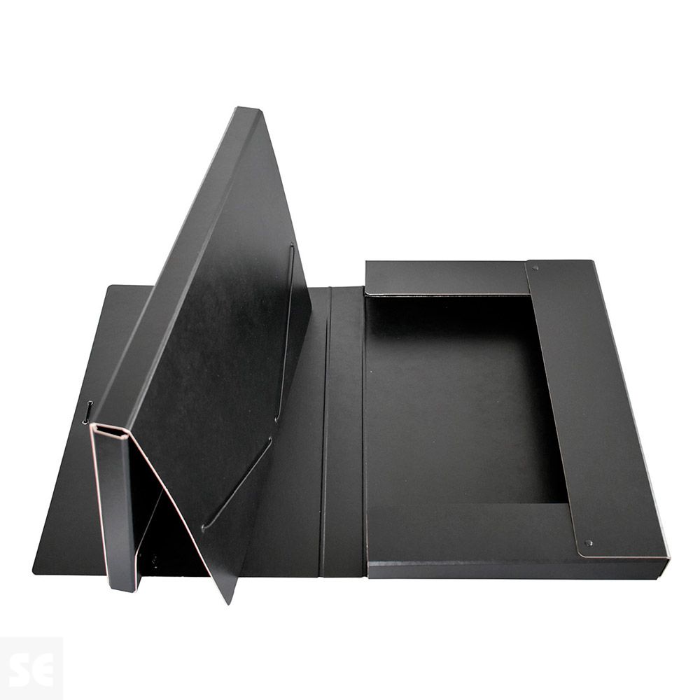 Carpeta Proyectos Din A3 C/Gomas Lomo 30mm Negro