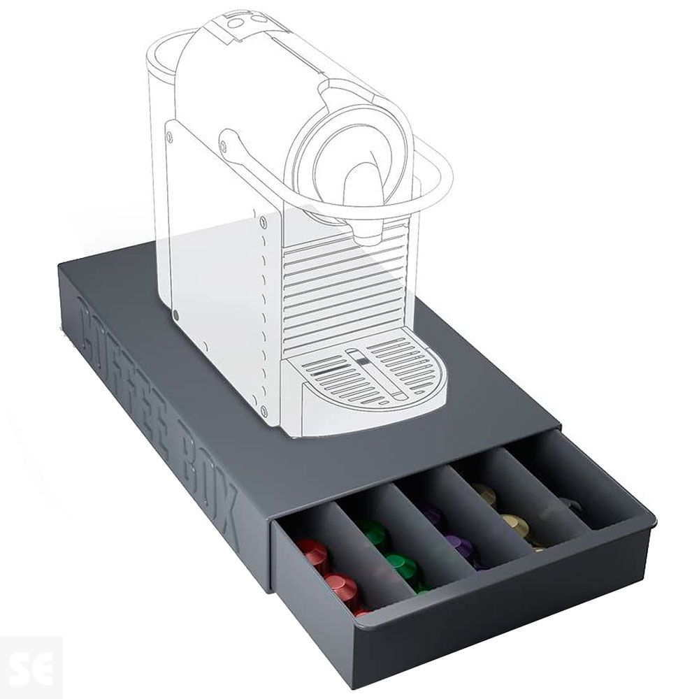 Cajón Cápsulas Café Antracita