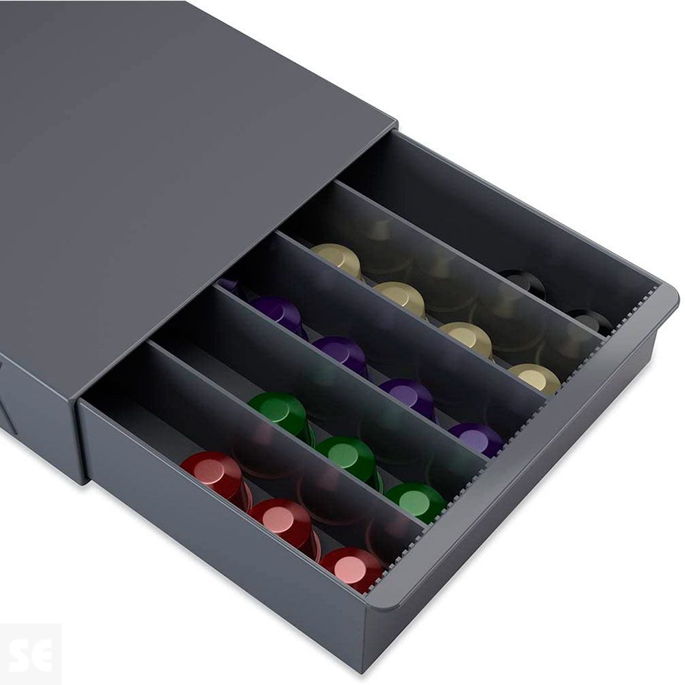 Cajón Cápsulas Café Antracita