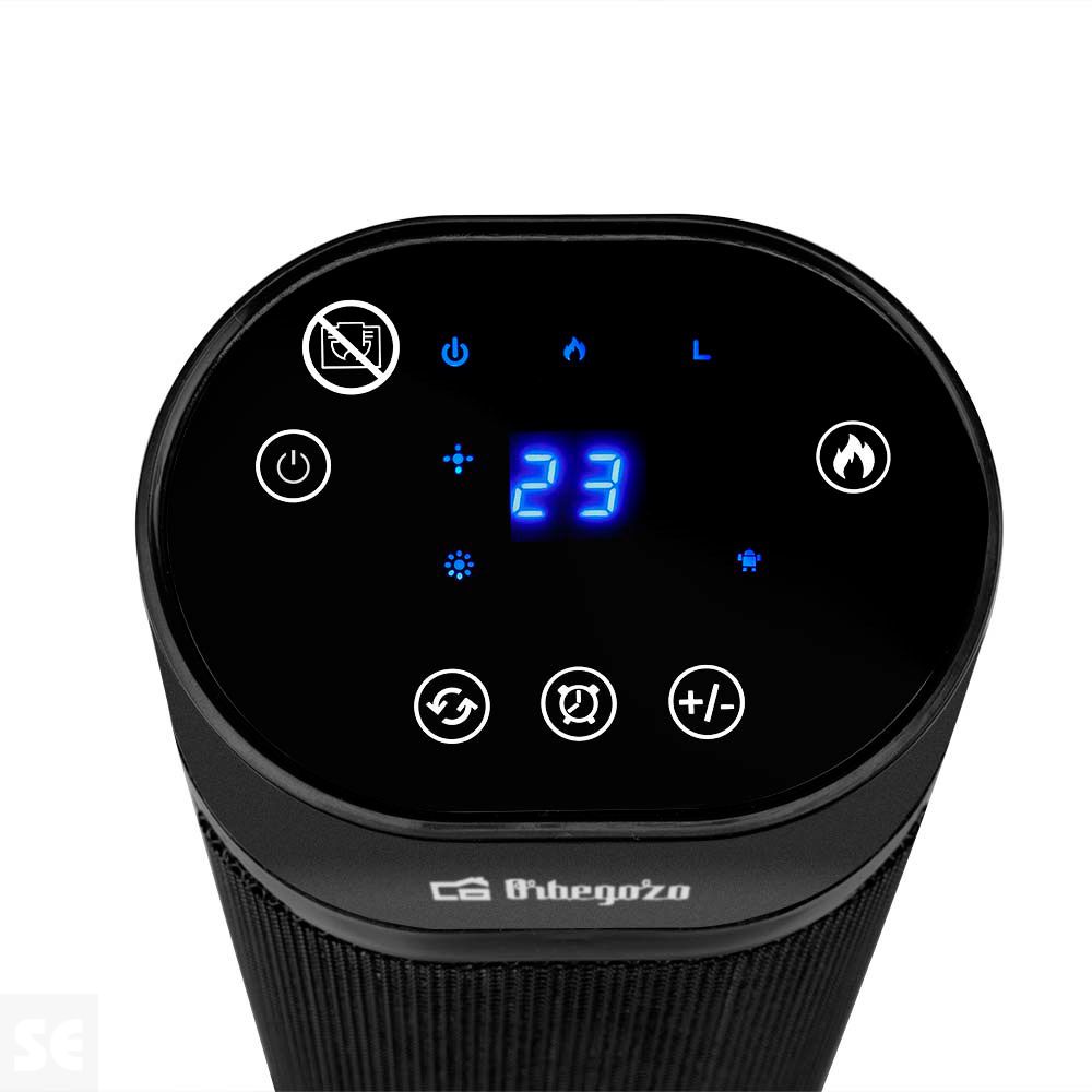 Calefactor Torre Cerámico Potencia: 2000 W Cr 5039