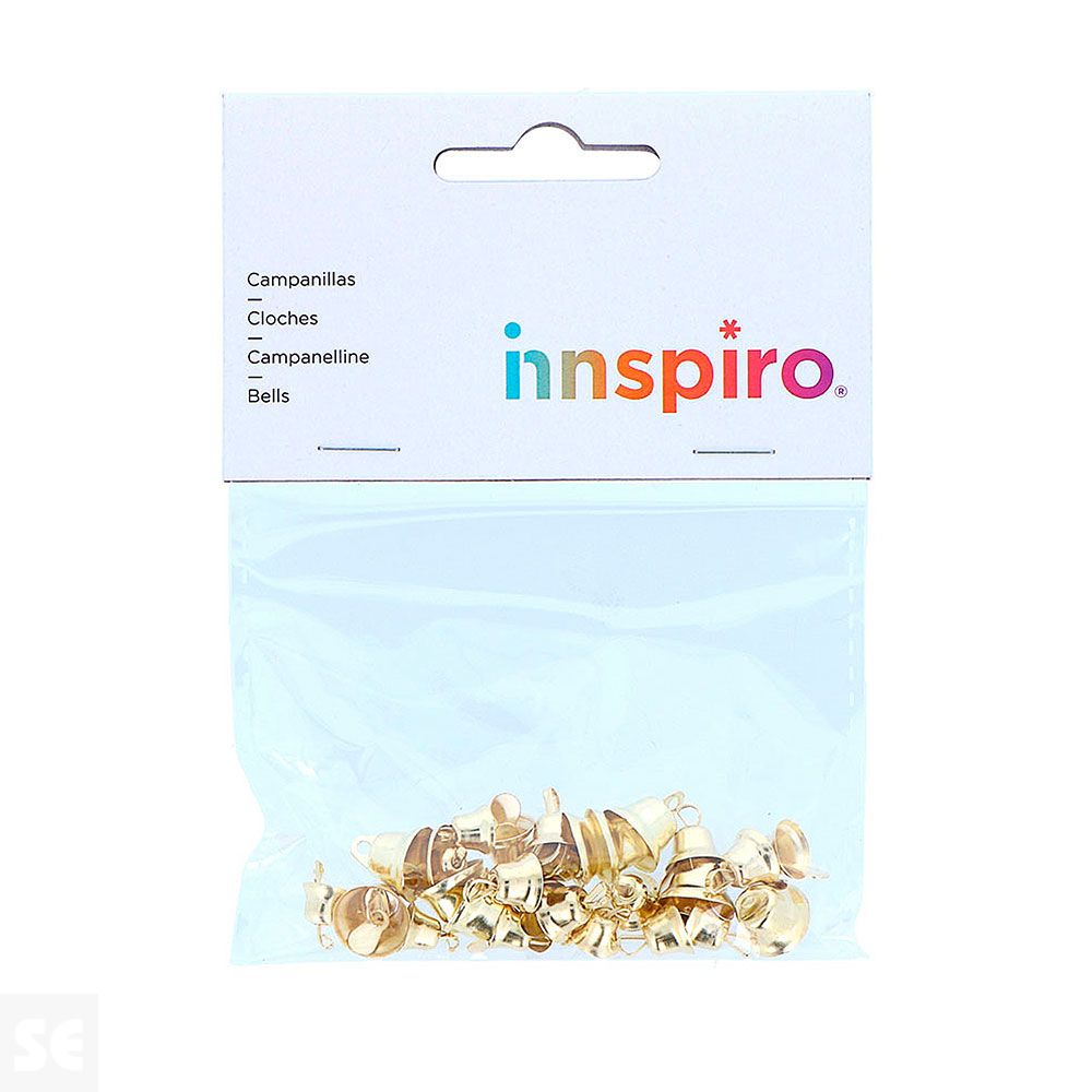 Campanillas Oro 8, 10, 12mm. 30u. 99905
