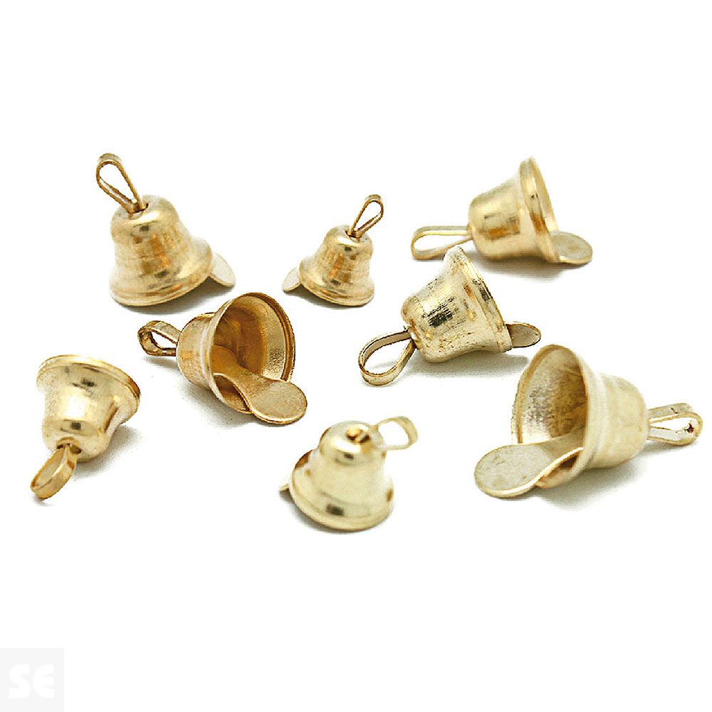 Campanillas Oro 8, 10, 12mm. 30u. 99905