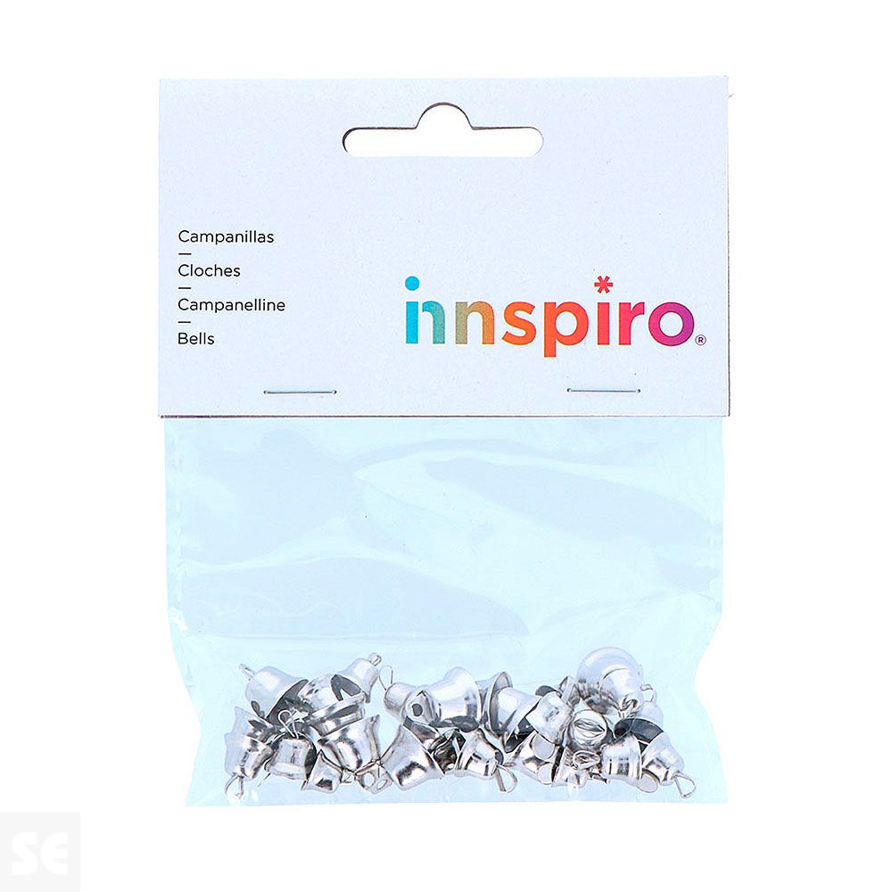 Campanillas Plata 8, 10, 12mm. 30u. 99900