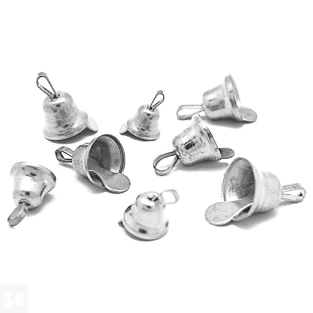 Campanillas Plata 8, 10, 12mm. 30u. 99900
