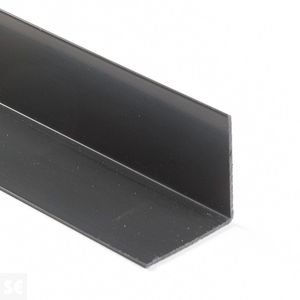 Cantonera de PVC colores estándar de color negro | Servei Estació
