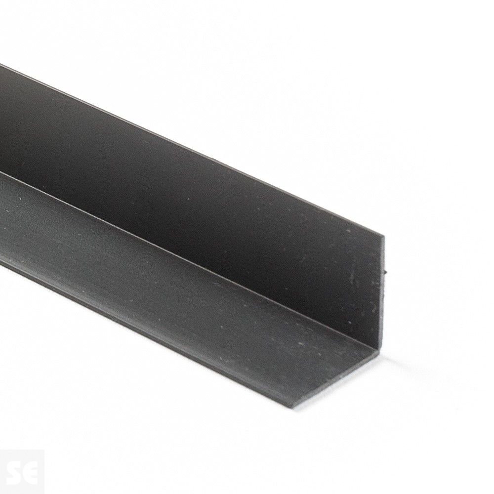 Cantonera de PVC colores estándar de color negro | Servei Estació
