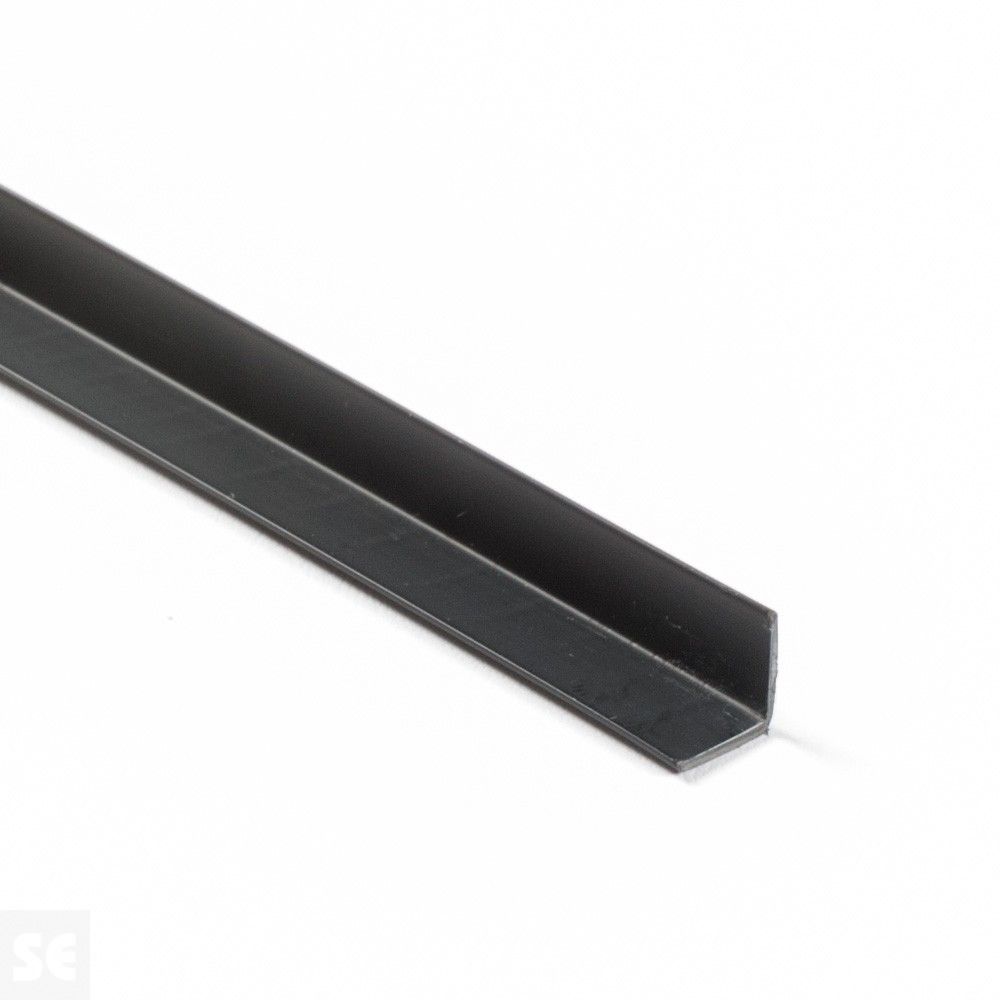 Cantonera de PVC colores estándar de color negro | Servei Estació
