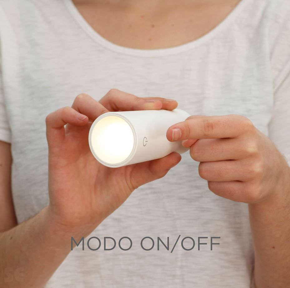 Aplique de Pared Led Roll 4 Blanco Inalámbrico