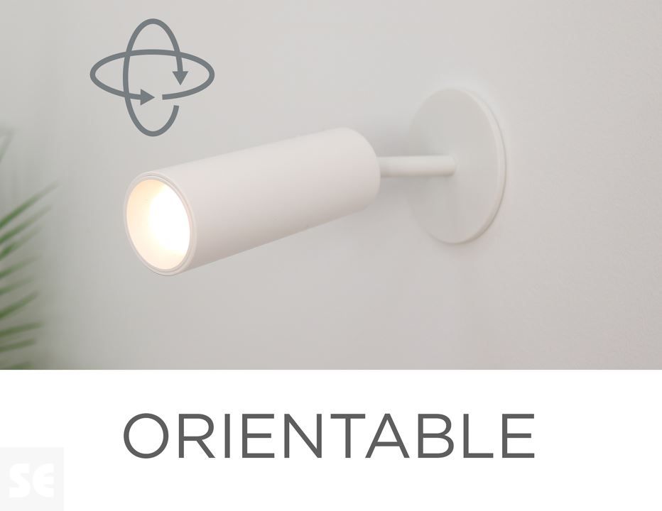 Aplique de Pared Led Roll 4 Blanco Inalámbrico