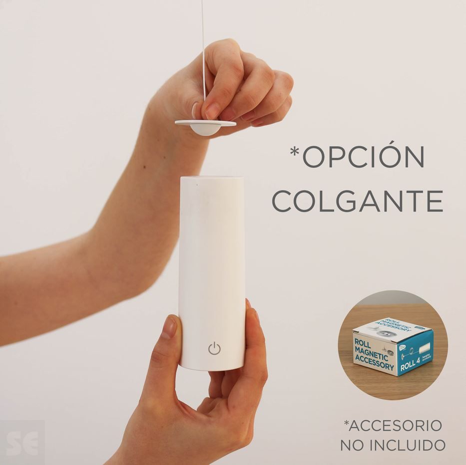 Aplique de Pared Led Roll 4 Blanco Inalámbrico