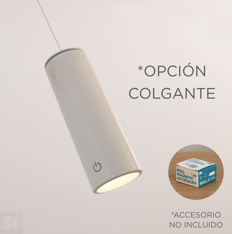 Aplique de Pared Led Roll 4 Blanco Inalámbrico