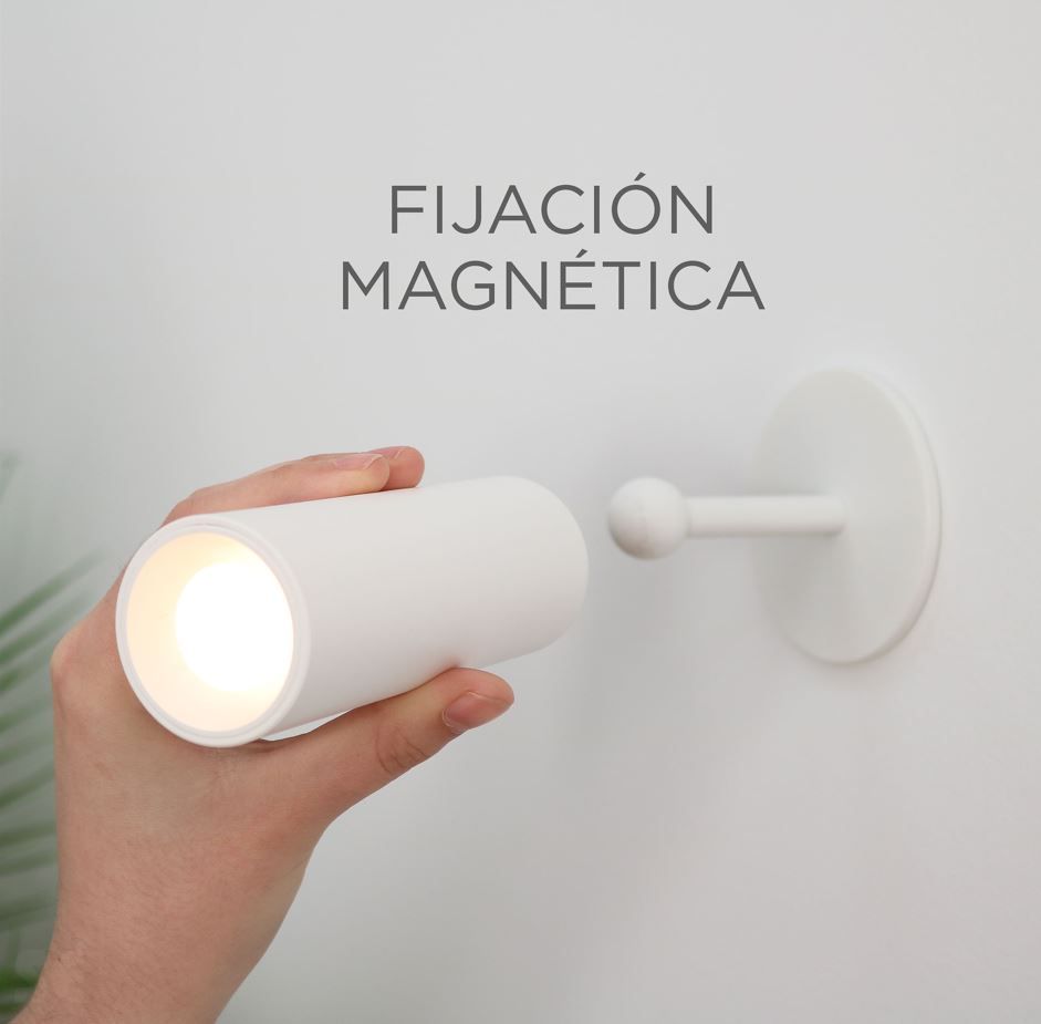 Aplique de Pared Led Roll 4 Blanco Inalámbrico