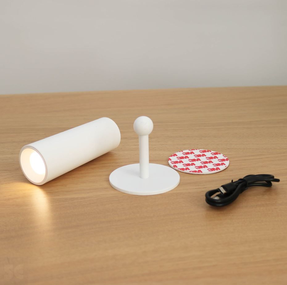 Aplique de Pared Led Roll 4 Blanco Inalámbrico
