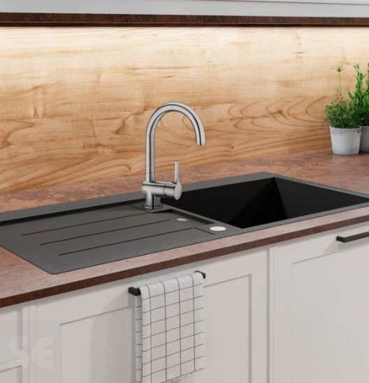 Monomando grifo Fregadero Skagen Cromado