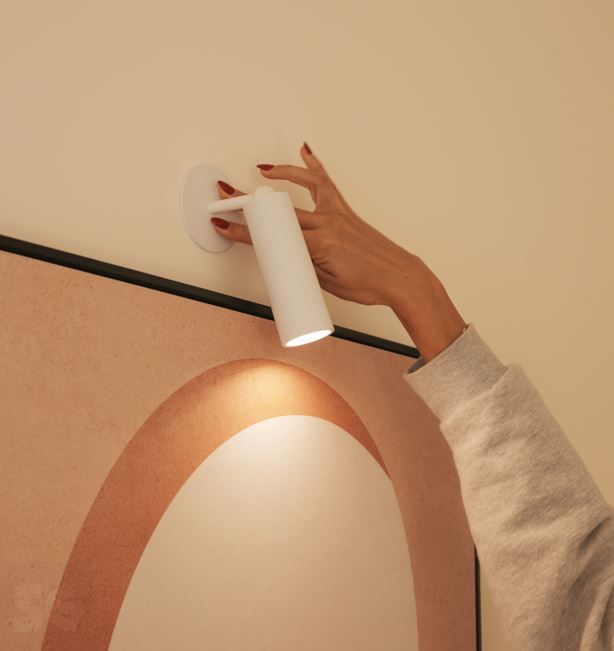 Aplique de Pared Led Roll 4 Blanco Inalámbrico