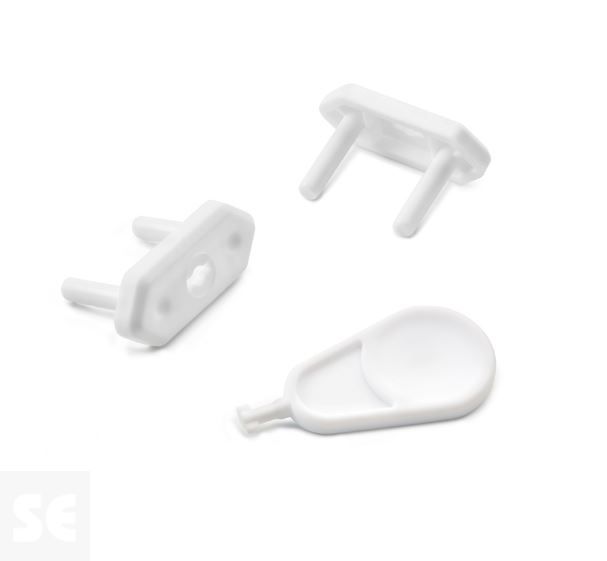 Protector para Enchufe Blanco 14x33x21 mm. (6u.)