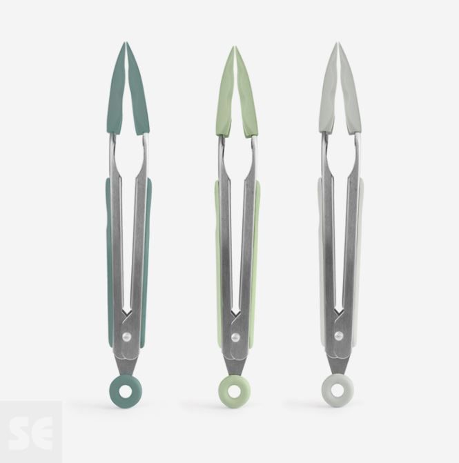 Pinzas Punta de Silicona 23cm.