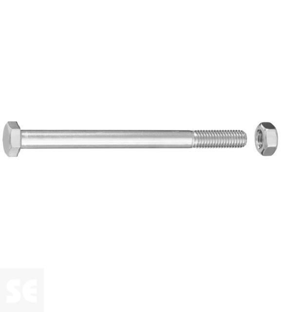 Tornillo Cabeza Hexagonal M8x180mm. Din 931 (25 piezas)