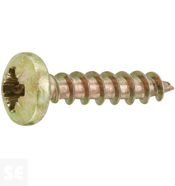 Tornillo Cabeza Redonda Pz 3,5x20mm (150u.)