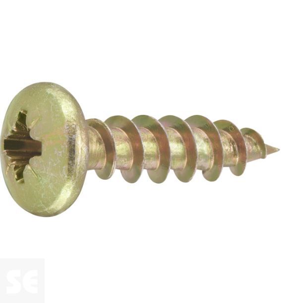 Tornillo Cabeza Redonda Pz 5,0x20mm (150u.)