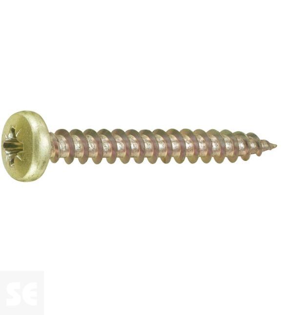 Tornillo Cabeza Redonda Pz 5,0x40mm (80u.)