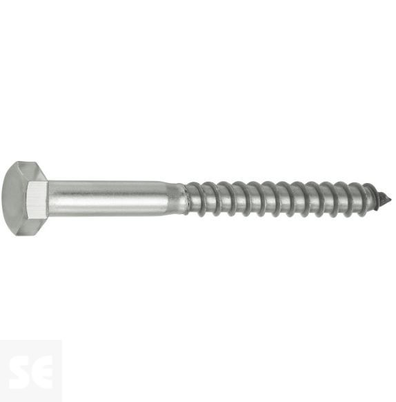 Tornillo Madera 6,0x60mm A2 Din 571 (6 uds)