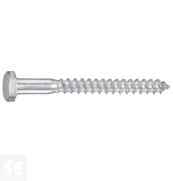 Tornillo Madera 6,0x60mm Din 571 (6 uds)