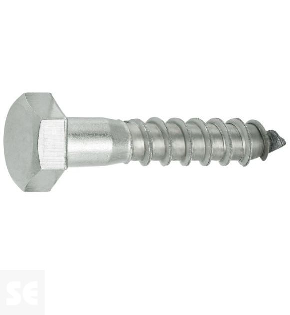 Tornillo Madera 8,0x40mm A2 Din 571 (4 uds)